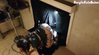 Trans nurse gets trapped and needs to screw her way out