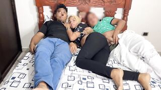 Watching a Episode with My Ally and His Nice-looking Girlfriend Who Turns My Booty On