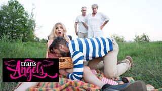 TRANS GIRLS - Concupiscent Pair Merely Matt And Angellica Priceless Head To The Car To Have Ardent Sex