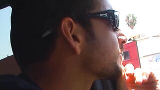 U'll watch her flashing her huge knockers, in advance of that babe gives her chap a deepthroat...