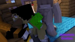 Our Secret College Club / Minecraft Homo Porn