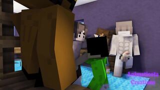 Our Secret College Club / Minecraft Homo Porn