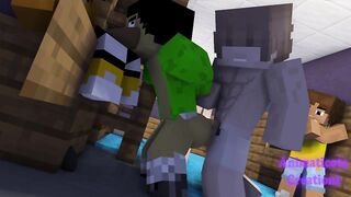 Our Secret College Club / Minecraft Homo Porn