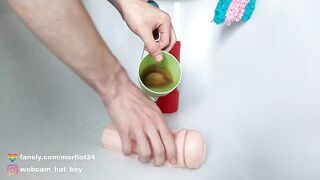 I washed the masturbator's snatch then I drilled HER !