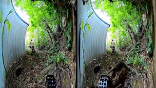 4-26-2022 - OUTSIDE HORSE RIDING VID 2022 vr version VR180 sbs, IDEAL 1ST TRY, FINE, dong parts