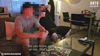 twenty year old brother of a girlfriend desires to try it the 1st time with a dude