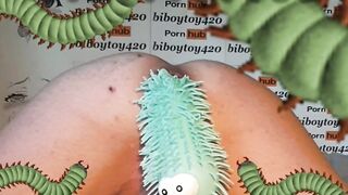 Anal centipede crawling in and out,anime parody.(halloween pleasure)