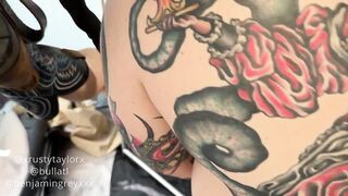 Bubbas barebacking during a camping journey