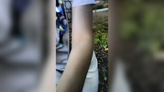 compilation Public Space woman flash Vagina Melons