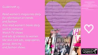 twenty Guidelines for Sissies