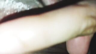 Close up view of twat licking.