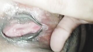 Close up view of twat licking.