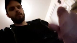 Jerkin' Off and Cumming at my Desk