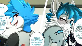 Yiff Comic Dub: Unexpected Meet Up (Fur Animation, Furries, Fur Sex, Fur, Public Anal)