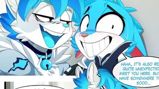 Yiff Comic Dub: Unexpected Meet Up (Fur Animation, Furries, Fur Sex, Fur, Public Anal)