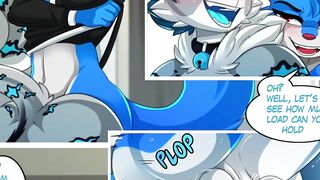 Yiff Comic Dub: Unexpected Meet Up (Fur Animation, Furries, Fur Sex, Fur, Public Anal)