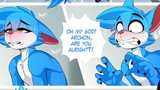 Yiff Comic Dub: Unexpected Meet Up (Fur Animation, Furries, Fur Sex, Fur, Public Anal)
