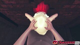 Gloryhole Screw - Large Schlong Deepthroat & Titties Crammed - Superwoman Huge Cum (CG XXX) In Chick Choose two