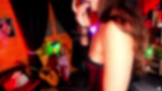 Cosplay Halloween Catrina so lustful that babe wets herself & squirts to climax (TRAILER "THE CATRINA SHOW")