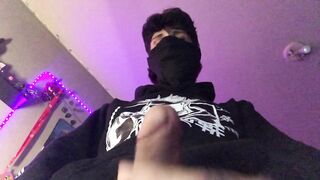 Nice-looking male groaning