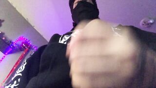 Nice-looking male groaning