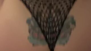 fishnet butt