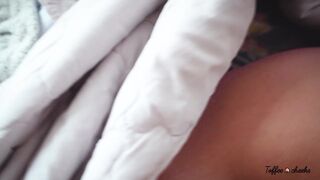 I got a giant ejaculation on my twat and booty after a avid night