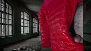 Cuming on soft shiny pink Titanium Girlfriend's Jacket