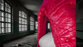 Cuming on soft shiny pink Titanium Girlfriend's Jacket