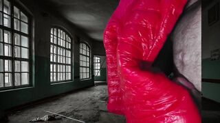 Cuming on soft shiny pink Titanium Girlfriend's Jacket