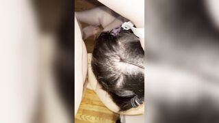 Lesbo Fellatio on Belt-on