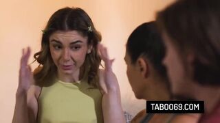 Teen Step-Siblings Bang With Their Oriental Stepmom