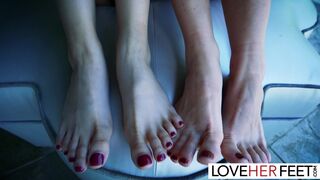 JOI Foot Tease With Katrina Colt and Alexia Anders