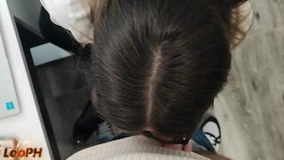 My Breasty Golden-haired Boss Suggests Me Cash to Suck My Weenie in the Office