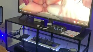 Playing myself during the time that watching porn