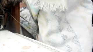 relaxing after shower cam boy