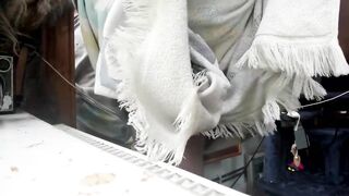 relaxing after shower cam boy