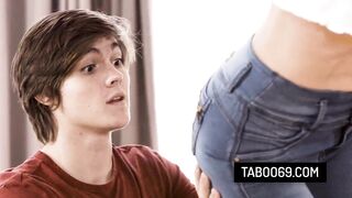 Breasty mother i'd like to fuck stepmother takes her stepson's penis from behind