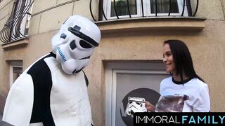 Stepdad Booty Bangs & Makes Jennifer Mendez Squirt On Star Wars Day, Aka May The 4th Be With U