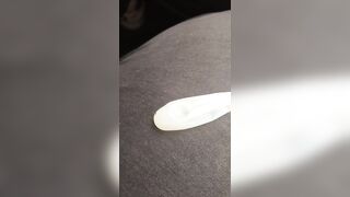 I discovered used condoms. Swallowed the cum from him and jerked off his hirsute dong