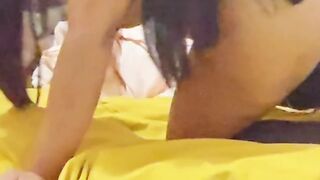 Maria Carbaleon se folla al amigo de su padre después de ir por ella a la escuela