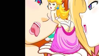 princess peach daisy & rosalina Giga Harlots adventures