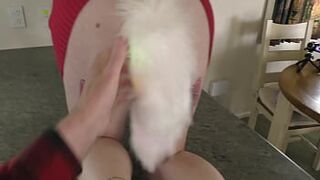 Messy Kiwi mother I'd like to fuck on the bench wiping up with lit-up booty plug for all to watch. Preview