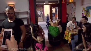 Emo Wench Publicly Shamed And Banged