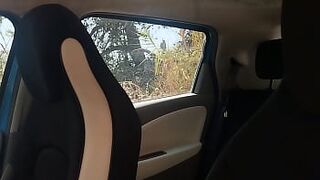 Hawt stud goes to piddle on the filth road