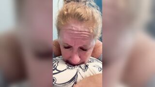 Banging My Wifes Constricted Anus And Cumming on Her Face