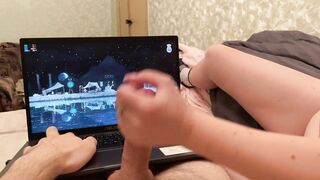 Stepsister Makes Me Play Her Beloved Game - Lengthy Tugjob