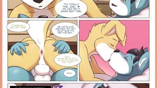 Fur Comic Dub: Weekend (Fur Animation, Yiff Femboy, Toon, Anal)