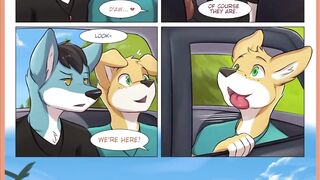 Fur Comic Dub: Weekend (Fur Animation, Yiff Femboy, Toon, Anal)