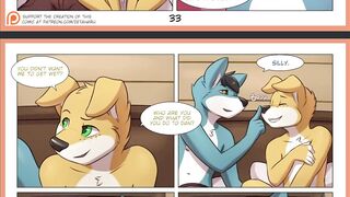 Fur Comic Dub: Weekend (Fur Animation, Yiff Femboy, Toon, Anal)